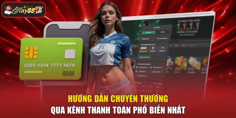 Hướng dẫn chuyển thưởng qua kênh thanh toán phổ biến nhất